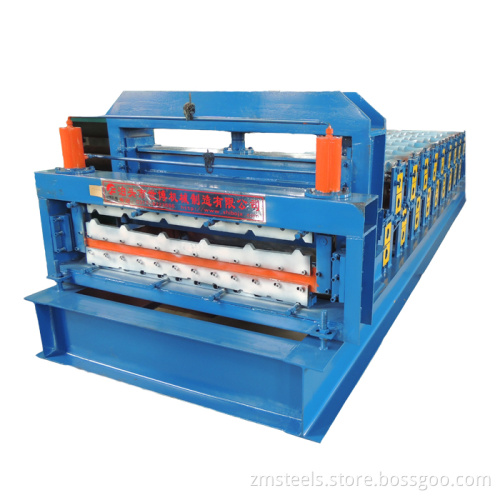 Double layer steel sheet rolling machine